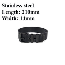 Load image into Gallery viewer, HZ 2020 Cool Guy Punk Rainbow Canvas Bracelet Adjustable Hip Hop Nylon Weave Strap Bracelet for Women Man Couple Party Jewelry