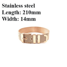 Load image into Gallery viewer, HZ 2020 Cool Guy Punk Rainbow Canvas Bracelet Adjustable Hip Hop Nylon Weave Strap Bracelet for Women Man Couple Party Jewelry