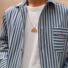 Load image into Gallery viewer, HZ 2020 Cool Guy Punk Rainbow Canvas Bracelet Adjustable Hip Hop Nylon Weave Strap Bracelet for Women Man Couple Party Jewelry