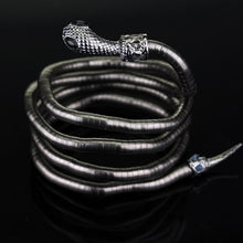Load image into Gallery viewer, The Mortal Instruments City of Bones Isabelle Serpent Snake Bracelet Curved Chunky Stretch Cuff Bangle Retro Snake Bangle Gift